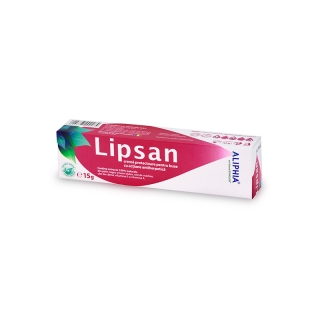 Lipsan cremă pentru buze cu acțiune antiherpetică 15 g